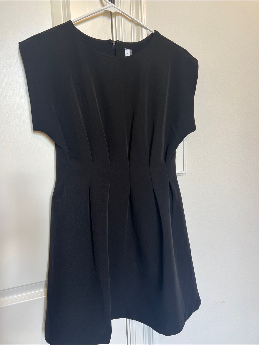Glam Classic Black Pleated Women’s Dress